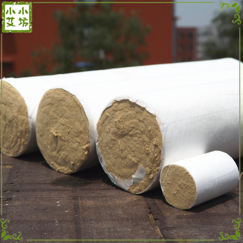 40MM thick 45:1 handmade gold thick moxa sticks, golden velvet five-year-old moxa sticks, hanging moxibustion large moxa sticks