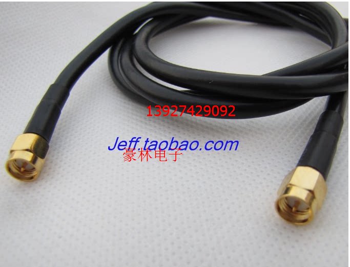 Coaxial cable SMA double male SMA (inner screw inner needle) SMA SMA-JJ 50-3 1 meter