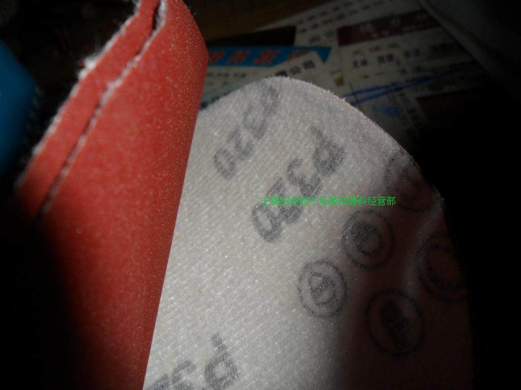 Fluff sand paper pneumatic self - viscose slices Round sandpaper round polishing 125MM 5 inch SM gold bull paper