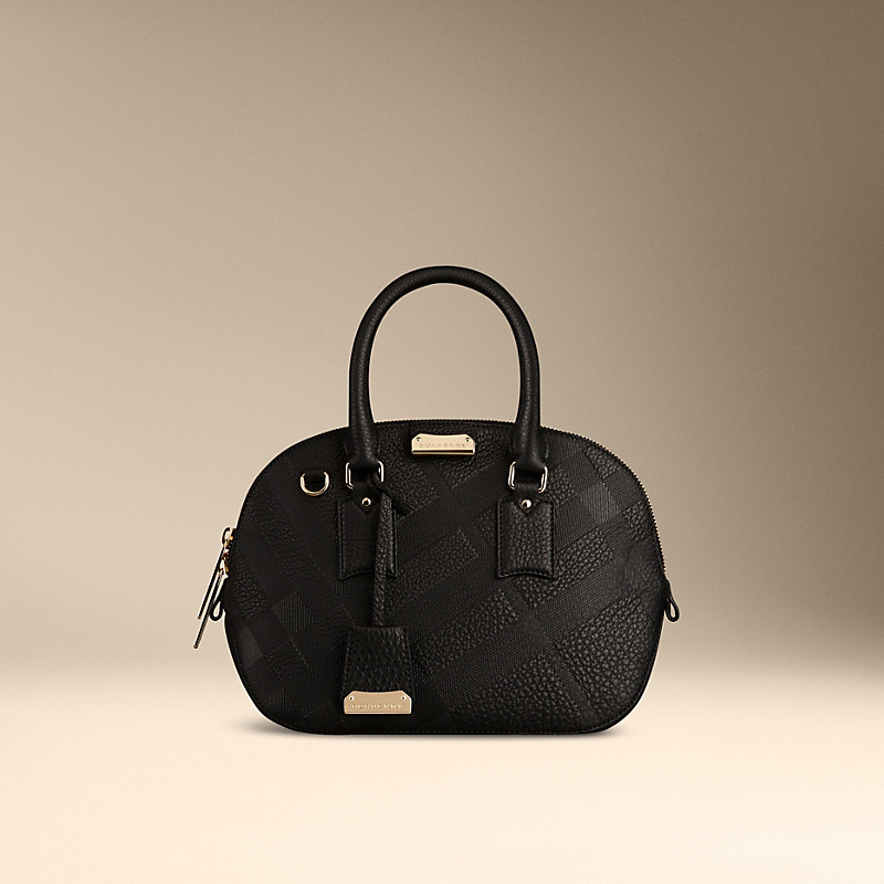 BURBERRY/博柏利The Orchard小号格纹压花皮革奥查德手袋39256851