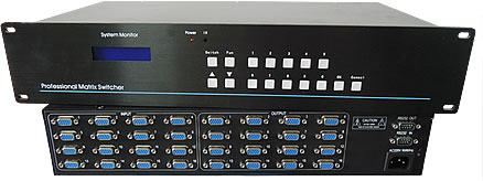 Special price VGA16 in 8 out matrix switcher VGA matrix 16 in 8 out VGA1608 matrix switcher
