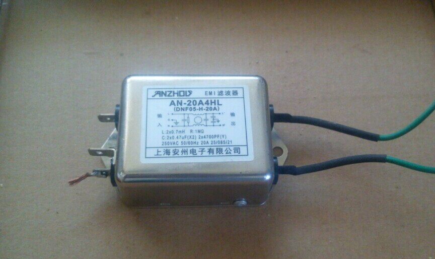 AC power filter noise filter AN-20A4HL 20A current second-hand disassembly machine