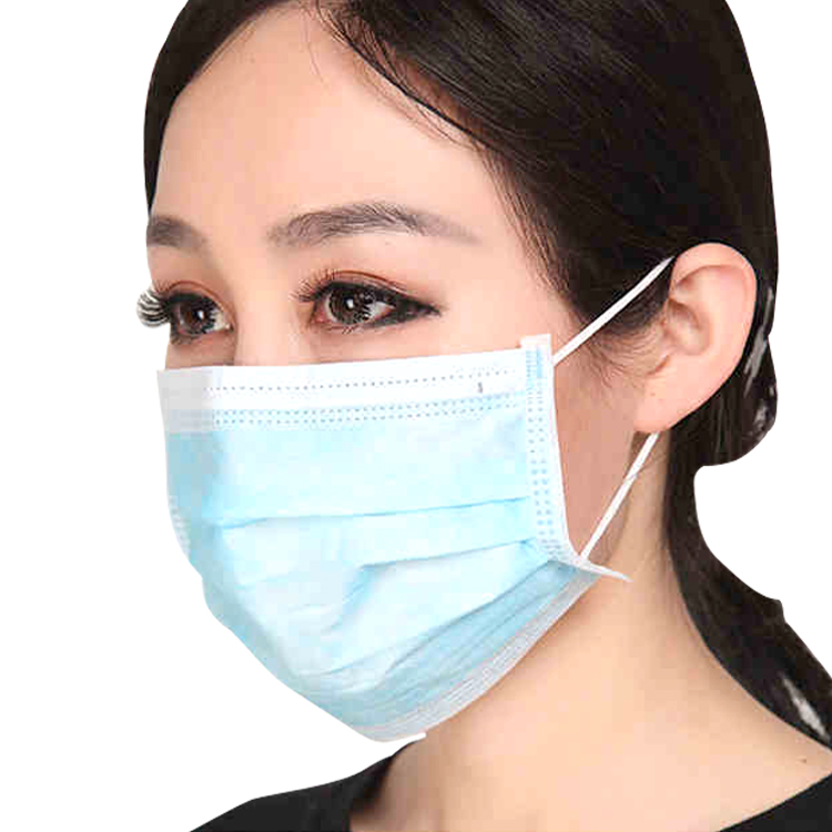 新峰 独立包装 一次性口罩医用加厚纯棉纱布无菌灭菌外科护理蓝色