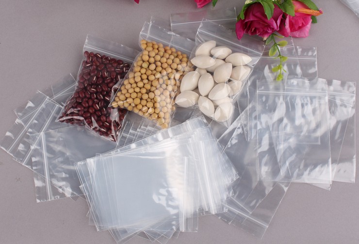 3#thickened 7 * 10cm*12 silk environmental protection self-sealing bag transparent plastic sealing bag food sealing bag 100 only price