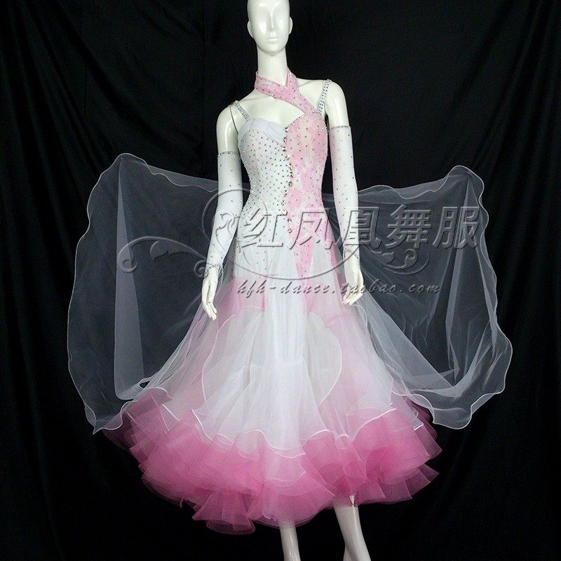 Red Phoenix upscale new Morden acting out of Moden dance Moden race dress national standard dance suit BR119