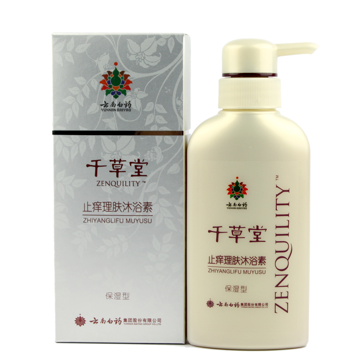 云南白药千草堂 止痒理肤素 沐浴素 保湿型 250ML