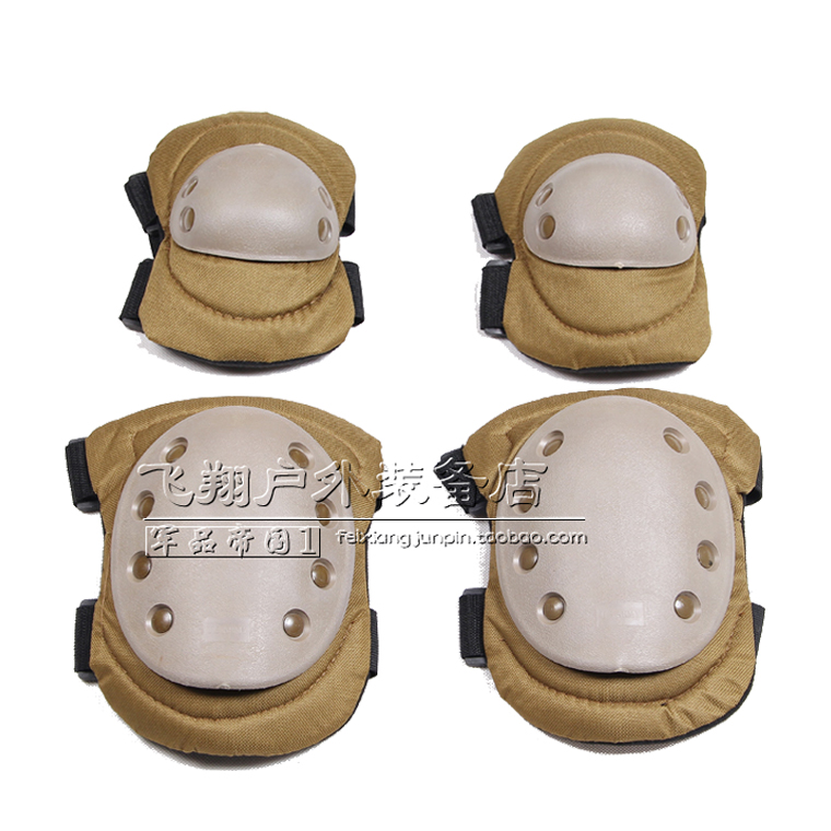 USARMY tactical protective gear knee pads field protective gear reinforced sports knee pads 4-piece set multi-color optional