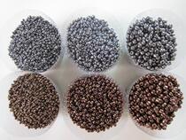 DIY beads jewelry accessories glass loose beads cross stitch 2mm dark gray brown rice beads multi-color 50g