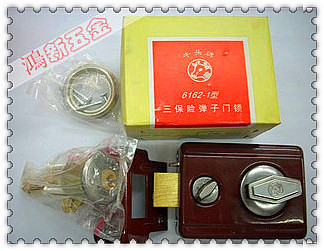 Shanghai Seeking Precision Lock Bull's Head Card Triple Insurance Veteran Security Door Lock Old Door Lock Old-fashioned Door Lock