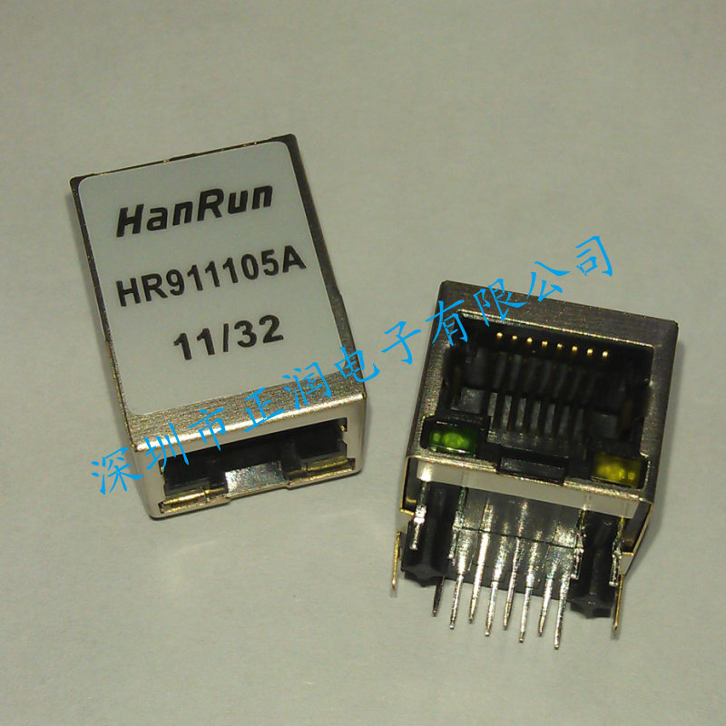 HR911105A HR911105 RJ45 seat network transformer with lamp network filter