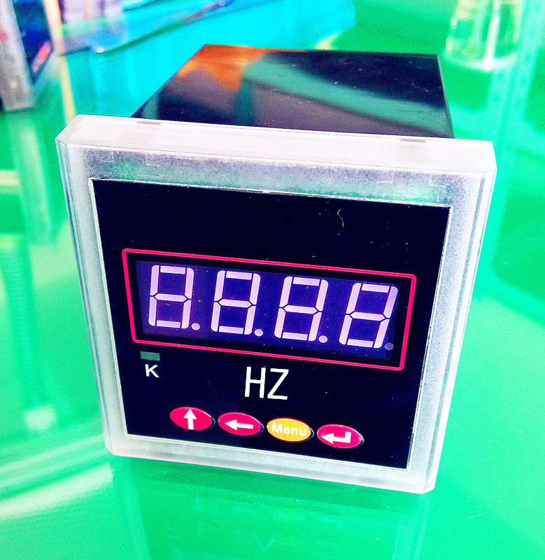 Digital display intelligent frequency speed line speed meter inverter power frequency meter intelligent adjustable 48*48