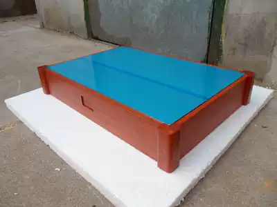 Blue sea urchin machine Wood art Sabili wood flat corner bile frame