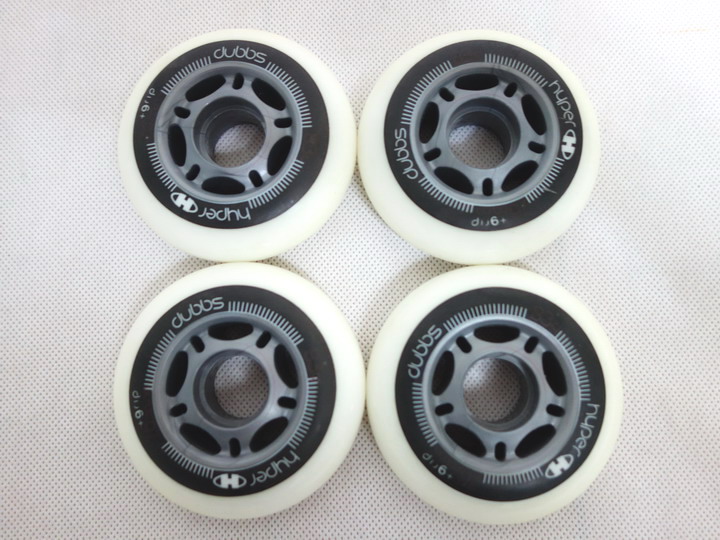 HYPER 76MM Solomon 237 flat flower wheel high-grade flat flower PU wheel spin two wheel smooth wheel