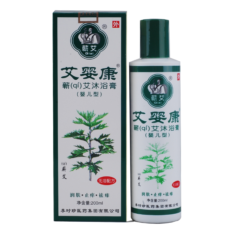 本草纲目艾婴康 蕲艾沐浴膏 200ml