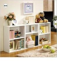 Factory direct Korean furniture creative bookcase shelf ledge Shelf shelf free combination of three combinations in the picture