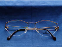 Rodenstock retro glasses frame R2491F sunglasses perfect with sand gold half-frame hollow mirror legs