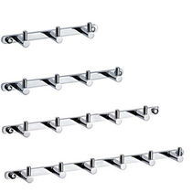 Copper coat hook bathroom adhesive hook bathroom adhesive hook row hook solid thick 3456 hook coat hook