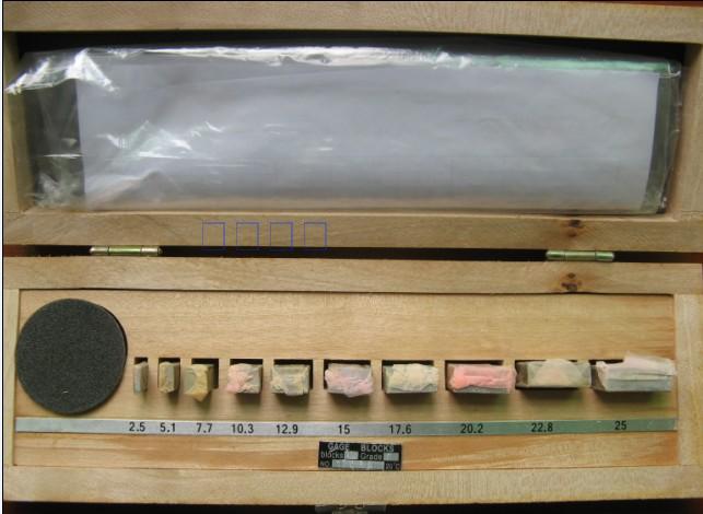 Micrometer special measuring block set block gauge standard parts 10 pieces