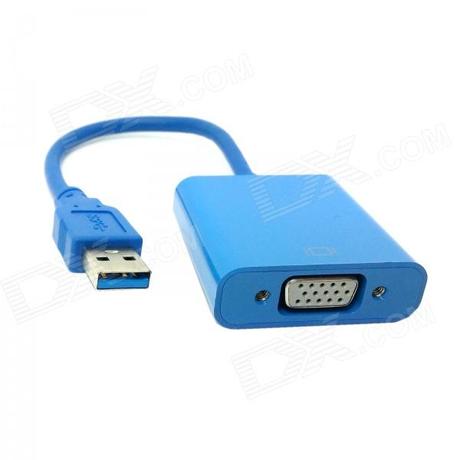 USB to VGA Converter Projector Converter Line VGA to USB Data Cable USB3 0 to VGA External Graphics Card