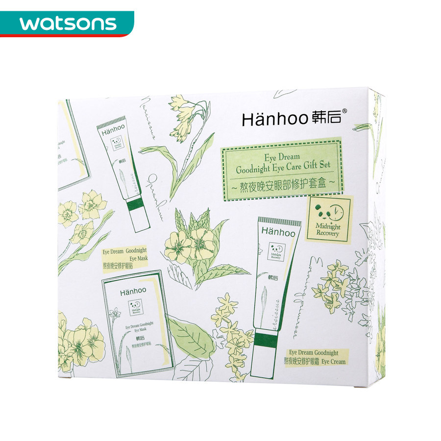 【屈臣氏】韩后熬夜晚安眼部修护修护套盒