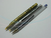 Artline EK-990XF Elegant paint pen Gold and silver paint pen British specifications produced in Japan flag