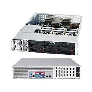 Ultra-Micro 2U Supermicro SC828TQ+-R1400LPB служба устройство шасси