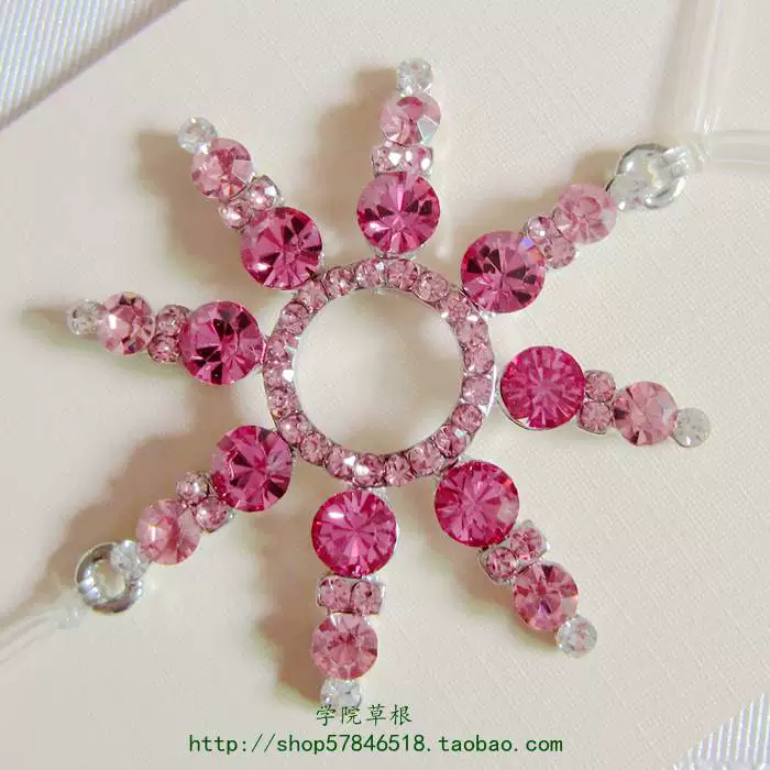 Quai đeo ngang vai Lưng vô hình Quai đeo vô hình Quai áo lót Quai áo lót Quai trong suốt Quai đeo áo ngực Rhinestone 424 - Vai tráng