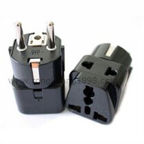 WDI-9 Schuko Conversion socket German French plug Indonesia Converter Korean Travel plug