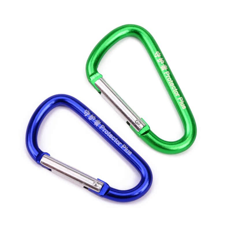 Outdoor Hook External Hanging Buckle Mountaineering Buckle Climbing mountain Shoulder Bag Button D Word Quick hanging buckle D Type buckle aluminium alloy hanging buckle Key buckle