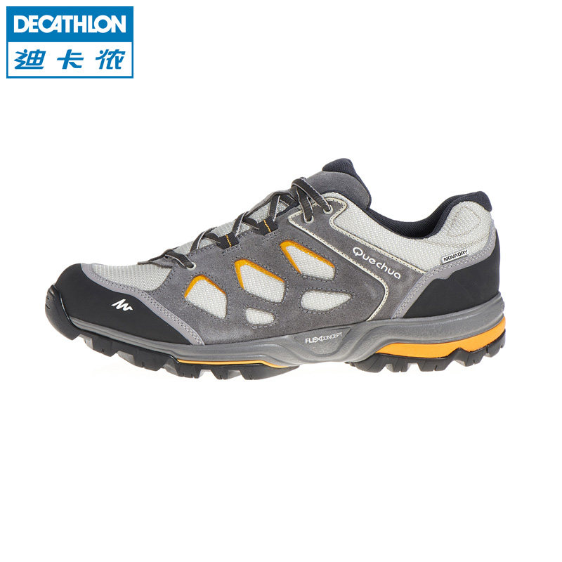 迪卡侬 户外运动春季 男  防水减震 徒步鞋旅游远足登山鞋QUECHUA