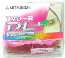 Singapore Mitsubishi 8 5G double-layer D9 Disc 8 speed DVD-R DL monolithic thick box