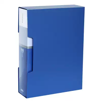 Deli 100-page data book 5007 A4 folder pocket loose-leaf file book data box