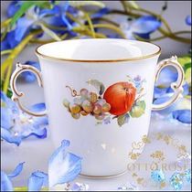 Germany brought back Meissen Porcelain Harvest 24K hand-painted gold-rimmed teaspoon storage cup