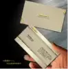 Business card production gold silver brushed high-end high-end printing design double-sided special custom AM37