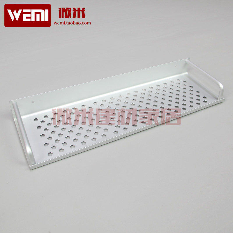 Hotel Engineering Guesthouse Space Aluminum Shelve Mirror Lower Separator Alloy Makeup Room Bathroom with 405060cm