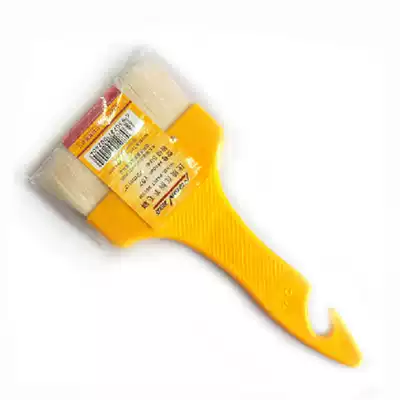 Punctuality high-quality plastic handle wool brush Wool paint brush Paint brush does not shed hair Acid and alkali resistance