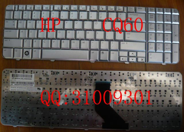 HP CQ60 brand new original keyboard silver color white