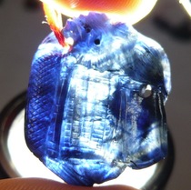 Natural Sapphire carved corundum pendant material quality rose step by step 19 8ct