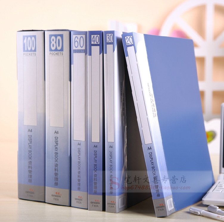 a4 Data Book Multilayer Inserts Page Folder Paginated Bag Exam Paper Book Spectrum Clip 80100140200 Page with box