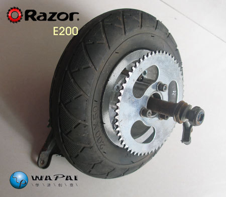 Razor E150 E200s electric scooter rear drive wheel parts