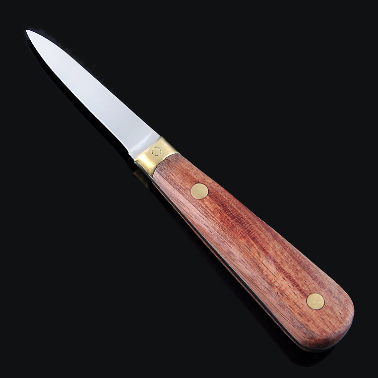 Stainless steel oyster knife oyster knife Oyster knife Shell knife Shell knife tea knife Precious rosewood handle