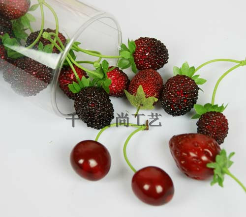 Simulation cherry branch string simulation fruit branch fake cherry big cherry string model photography window home display props