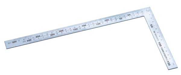 Great Wall Seiko 130530 flat overall angle ruler 1L series stainless steel straight abduction ruler 150 * 300250 * 500mm