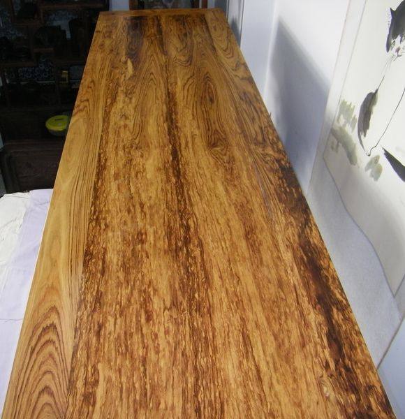 Cool like Hainan yellow flower pear Indonesia large leaf yellow flower pear strip case tenon and finish work gold bottom sesame dot old oil red wood