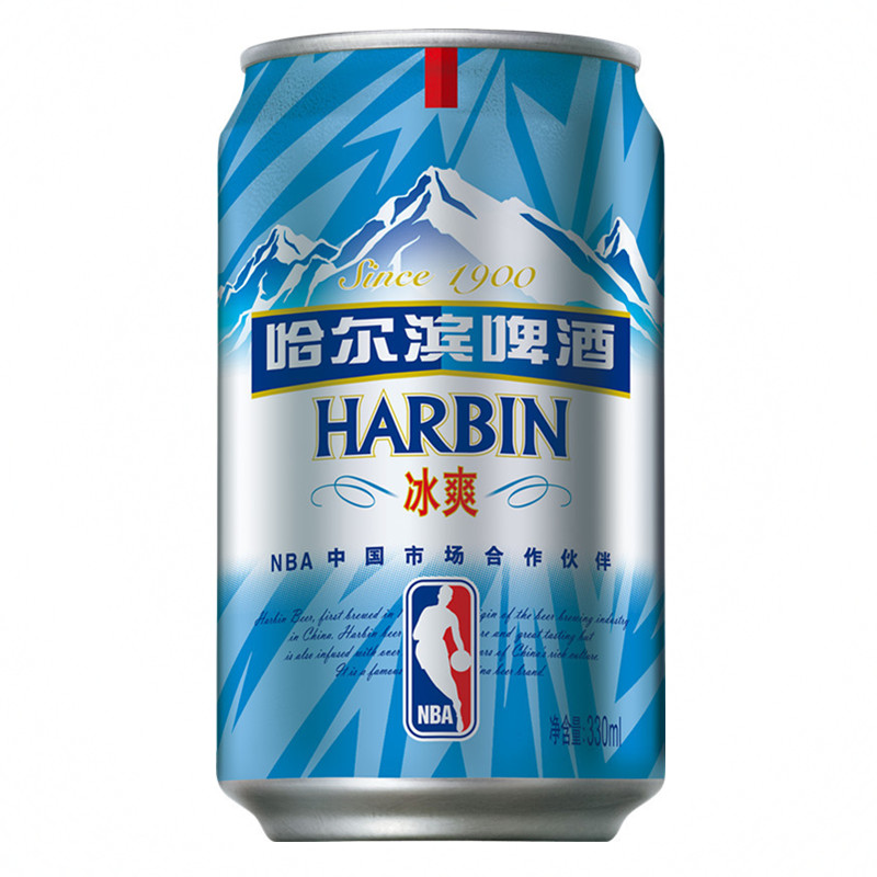 【天猫超市】Harbin/哈尔滨啤酒 冰爽拉罐听装330ml/罐 看球必备