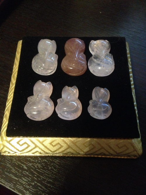 Semi-precious Natural Ice Seed Starlight Pink Crystal Fox Ice Seed Pink Crystal Fox Pendant Diy Accessories Pendant