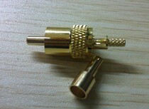 RCA-C-1 5 Lotus Crimp 15 Wire Full Copper Gold-plated Audio Head TV Plug RG179 Wire