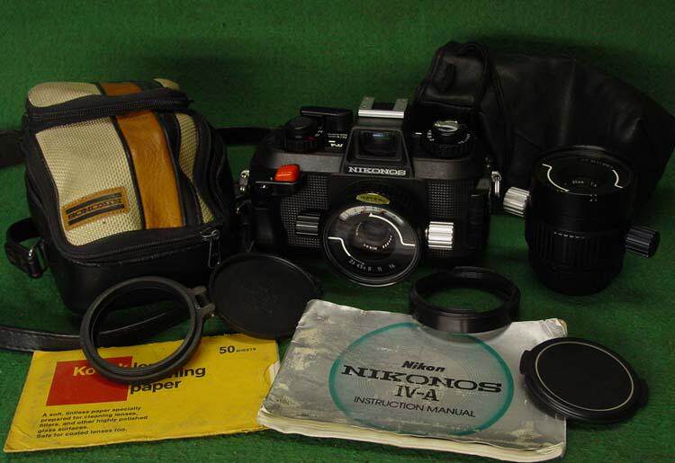 Dive tank - Nikonos IA two head and one pack