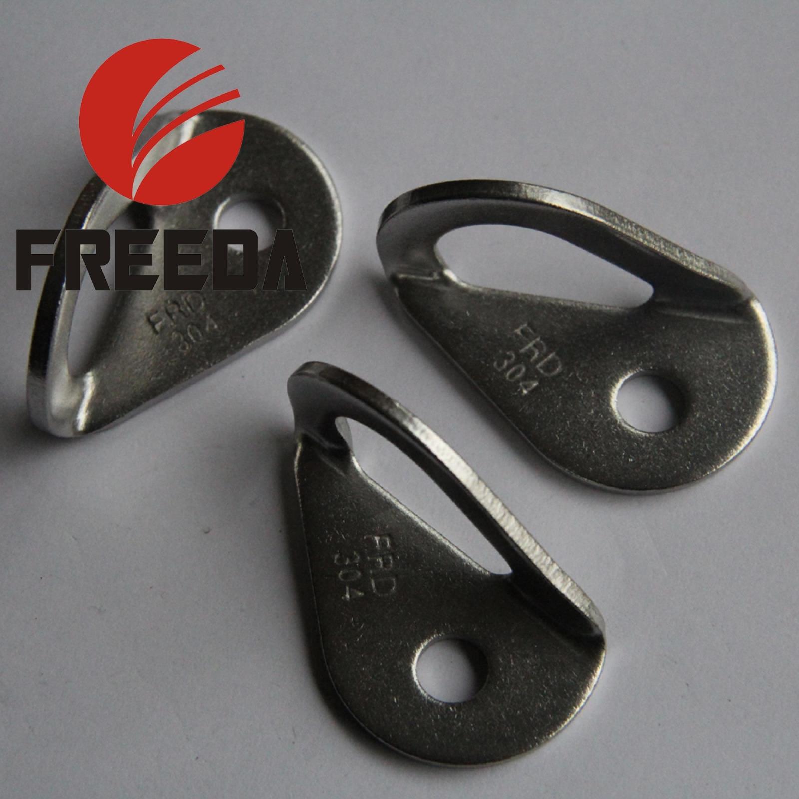 Authentic 304 stainless steel hanging sheet Outdoor sports climbing cave exploration hanging piece M8 M10