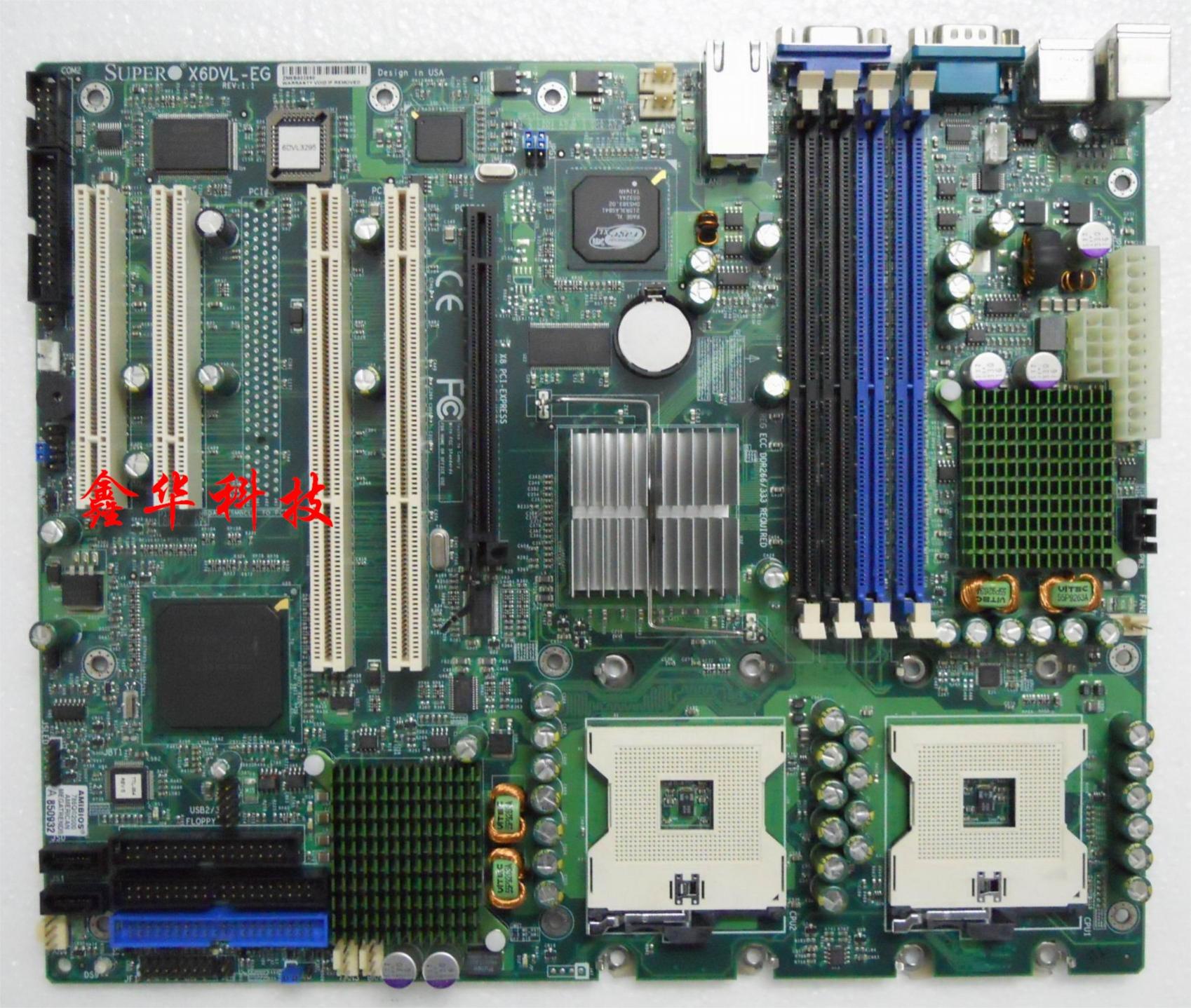 SUPER Ultra Micro X6DVL-EG Workstation motherboard 800 Extra Frequency Intel E7320